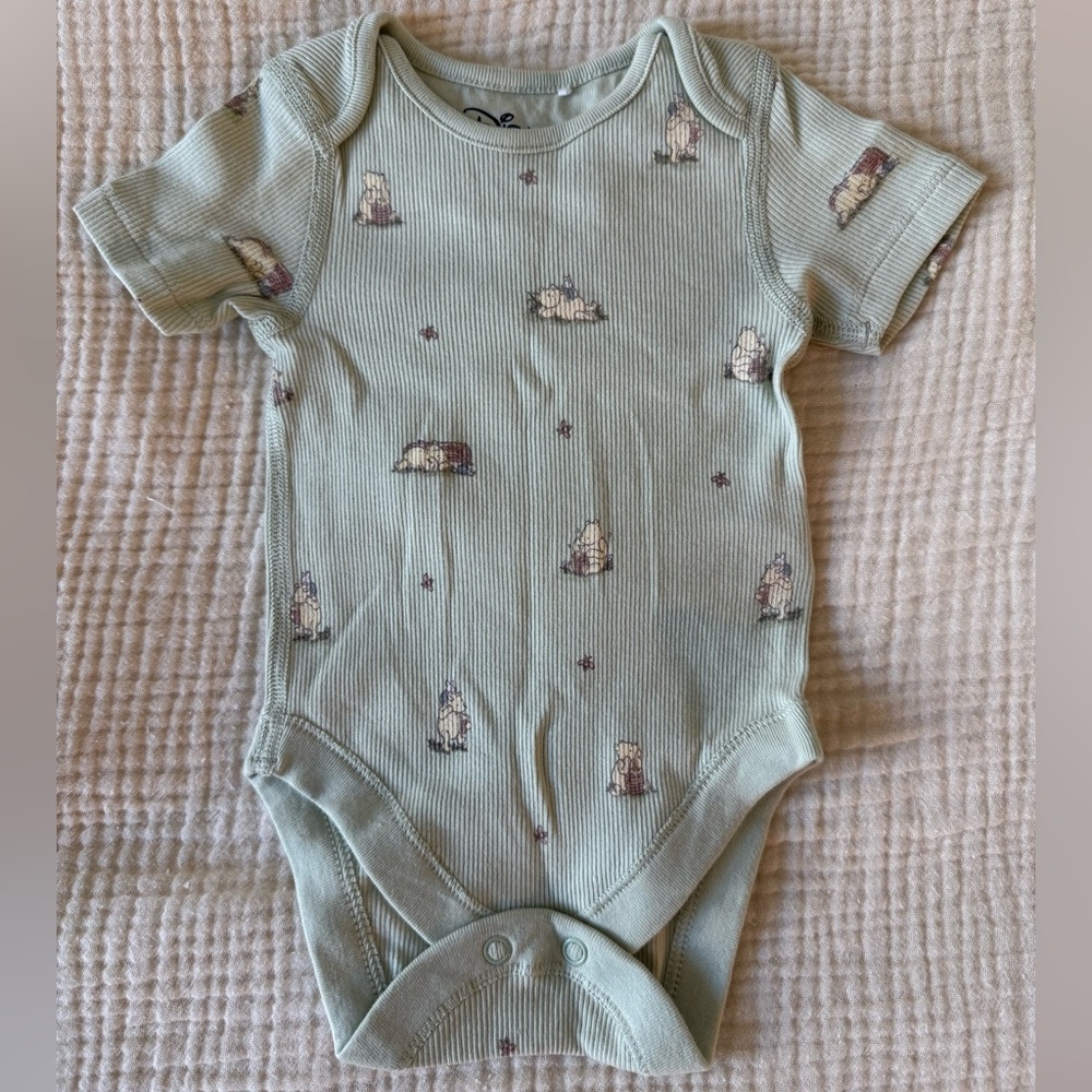NWOT Winnie the Pooh Baby Onesie and matching hat, 0-3 months